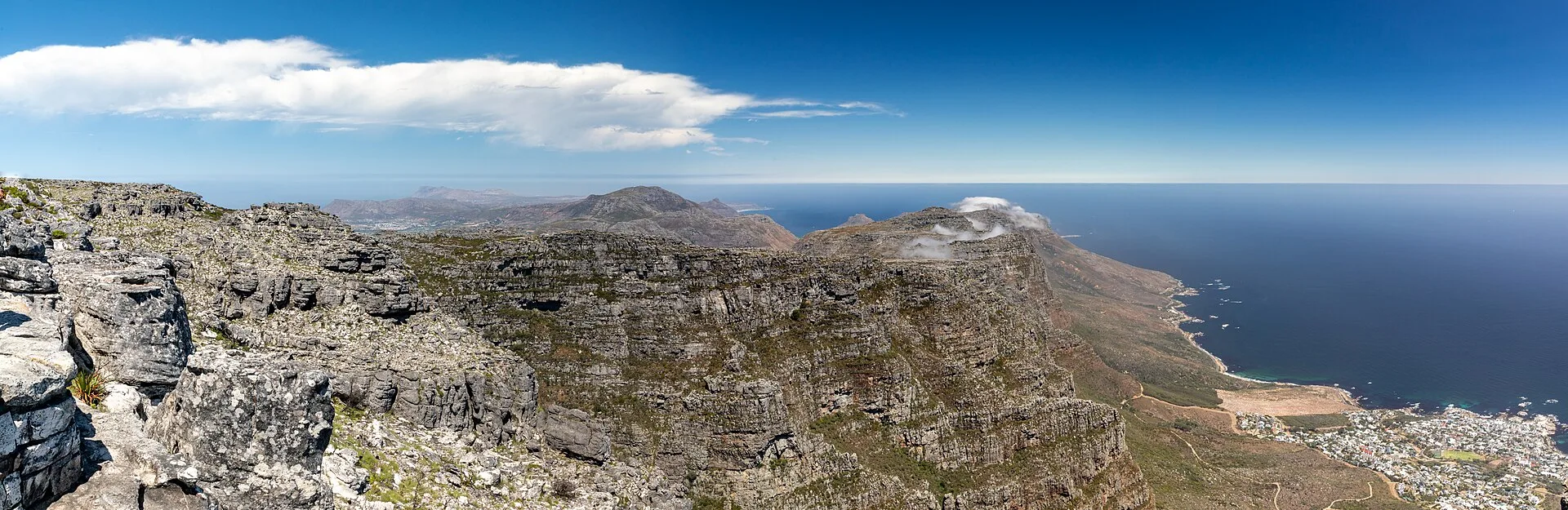 Le Cap et Table Mountain en Afrique du Sud